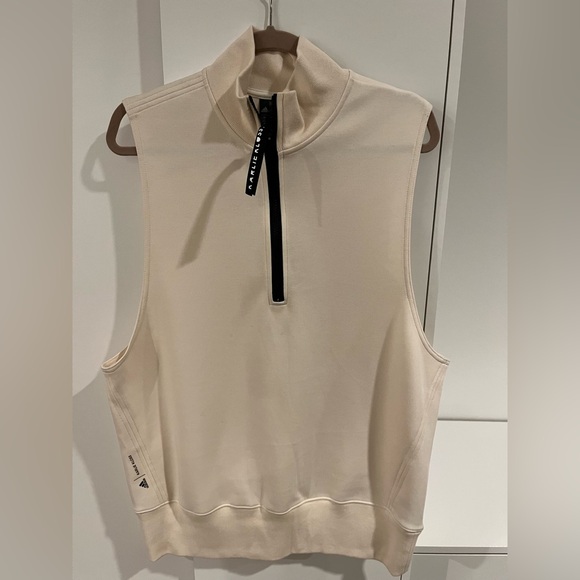 Adidas x Karlie Kloss Women's Beige Muscle Tee - Picture 1 of 5